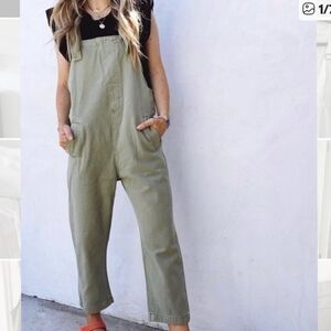Style Rack Olive Green Jumpsuit